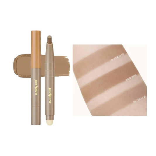 peripera V Shading Blending Stick - 3 Colors #01 Natural Brown