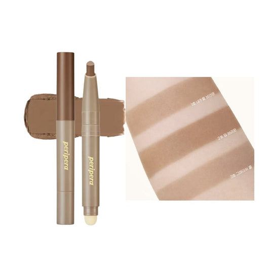 peripera V Shading Blending Stick - 3 Colors #02 Deep Brown