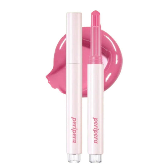 peripera Heart Jam Glow Lip Lucky Lottery Edition - 3 Colors #08 Peach Crumble