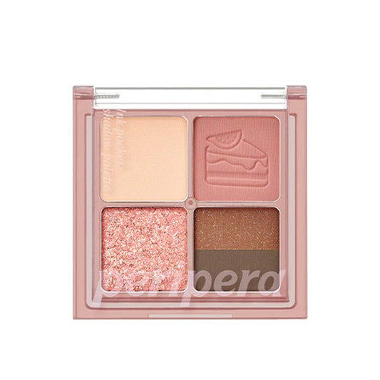 peripera Ink Pocket Shadow Palette Soda Café Collection - 2 Colors #05 Fig Scents of Autumn