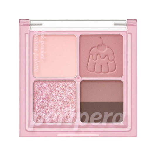 peripera Ink Pocket Shadow Palette Soda Café Collection - 2 Colors #06 Signature Is Mute