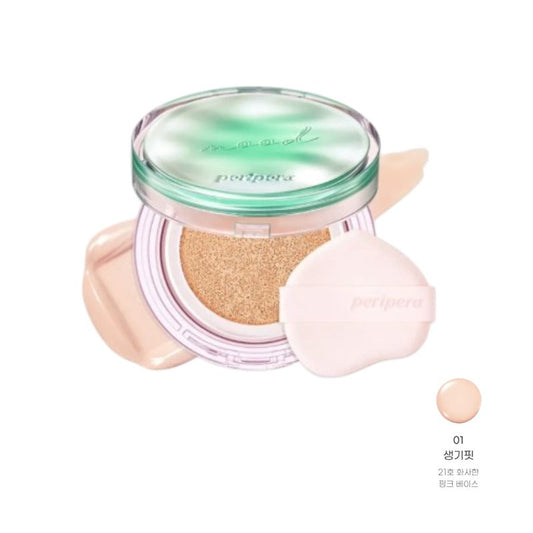 peripera Mood Fit Cover Cushion Soda Café Collection - 3 Colors #01 Pure Fit